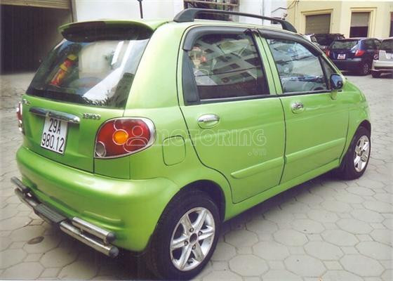 Ngoại thất xe ô tô Matiz đời 2005 màu vàng tươi