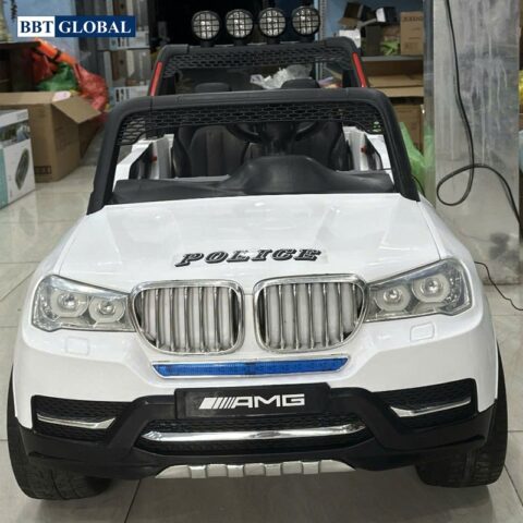 Xe ô tô điện trẻ em Hummer BBT-8899 màu đỏ với 2 chỗ ngồi rộng rãi
