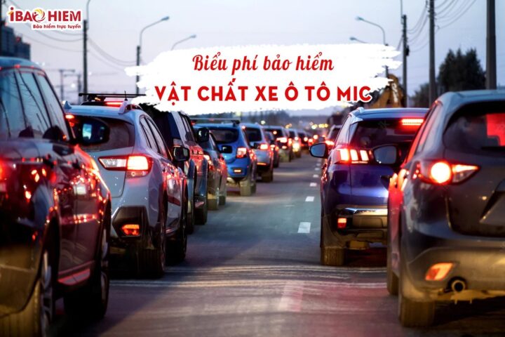 Biểu phí bảo hiểm vật chất xe ô tô MIC