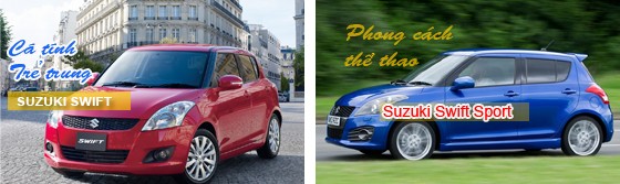Suzuki Swift phiên bản thể thao với thiết kế đầu xe năng động