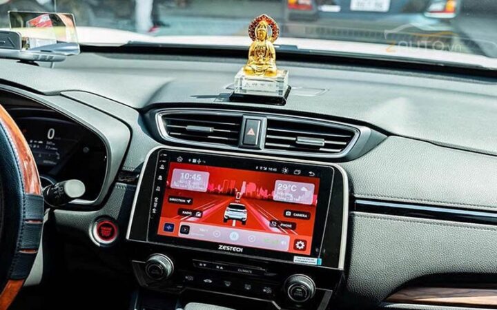 Màn hình Android cho xe ô tô hiện đại, tích hợp vào taplo, thể hiện sự 'hay' trong thiết kế