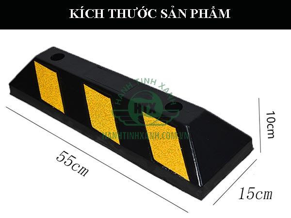 Chặn lùi xe ô tô bằng cao su với kích thước tiêu chuẩn