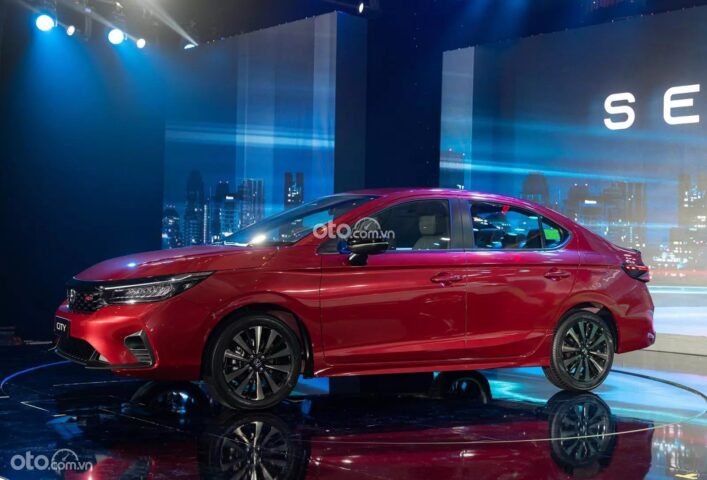 Ngoại thất xe Honda City.
