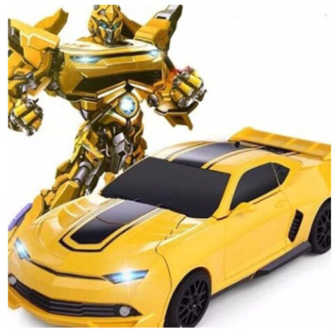 Đồ chơi xe ô tô biến hình thành robot trong hình dạng xe đua