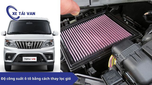 Thay lọc gió hiệu suất cao để xe ô tô mạnh hơn và vận hành êm ái