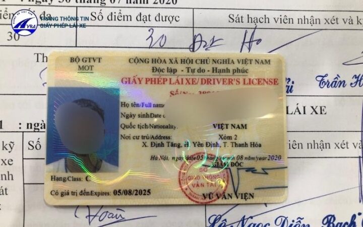 Bằng lái hạng C có thời hạn 5 năm