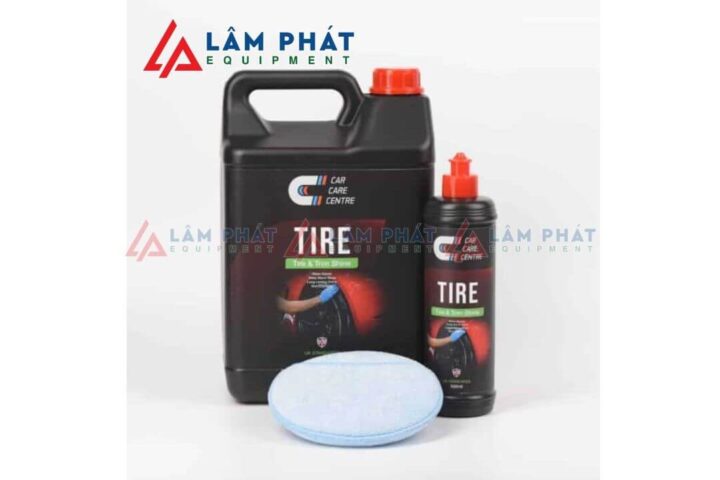 Dung dịch đánh bóng lốp ô tô CCC Tire giúp lốp xe đen bóng và bảo vệ bề mặt