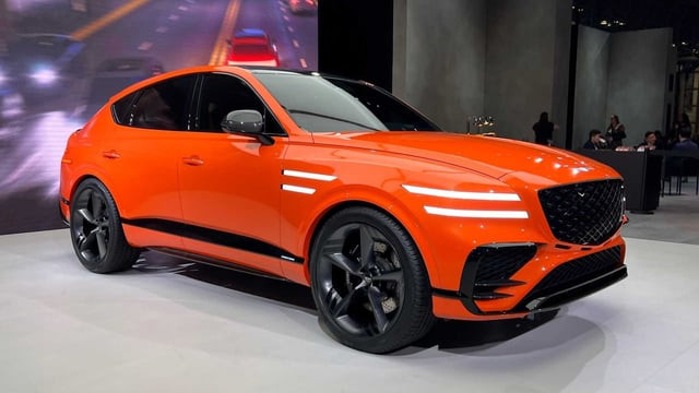 Thiết kế xe ô tô 4 bánh hiện đại Genesis GV80 Coupe tối ưu độ ổn định và an toàn