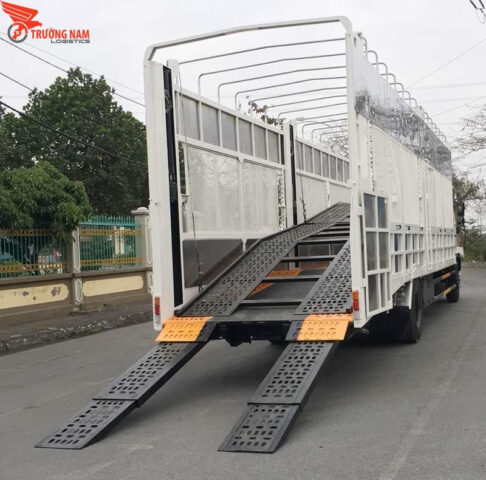 Xe rơ moóc lồng - Xe chuyên dùng chở ô tô