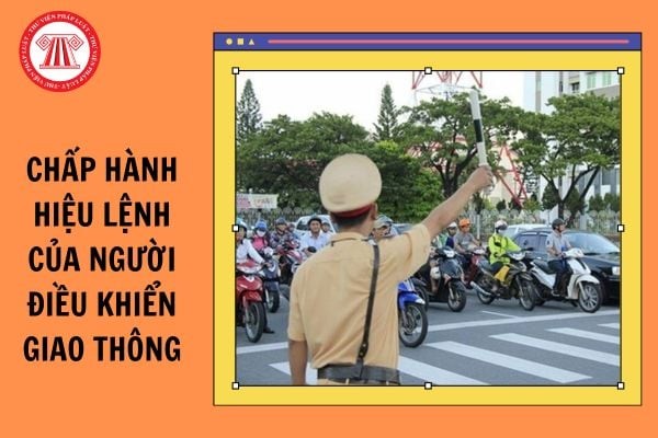 Hình ảnh minh họa các cử chỉ và lệnh điều xe ô tô từ người điều khiển giao thông
