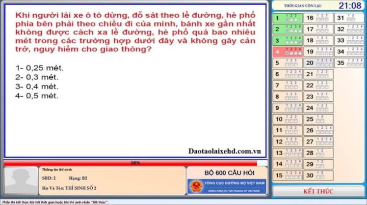 Học lý thuyết lái xe ô tô không khó với bộ 600 câu hỏi mới