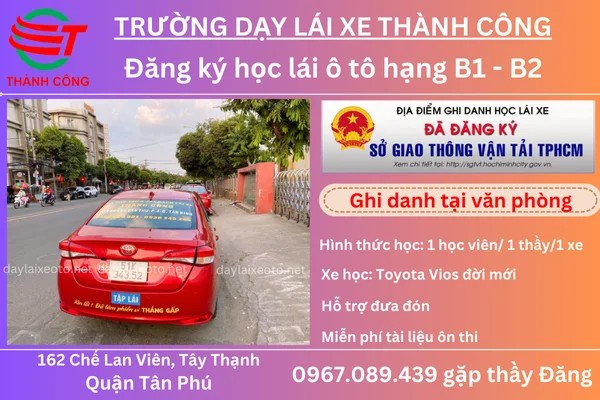 Hình ảnh trung tâm dạy học lái xe ô tô Tân Phú uy tín