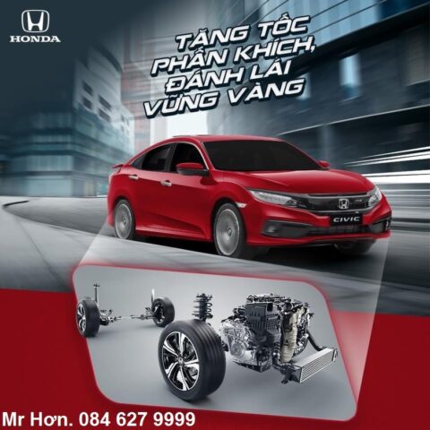 Honda Civic RS đỏ