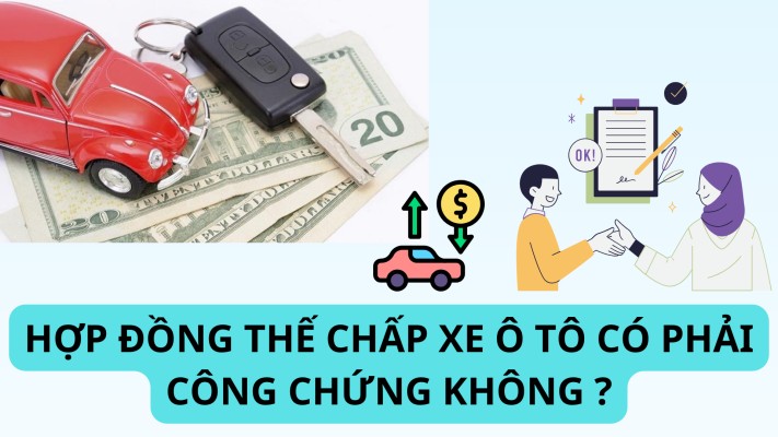 Mẫu hợp đồng thế chấp xe ô tô và các giấy tờ liên quan