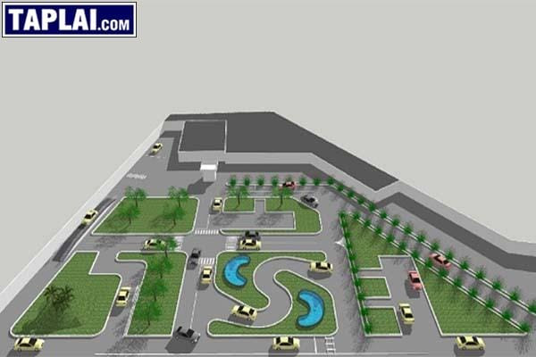 Hình ảnh mô tả 11 bài thi sa hình lái xe ô tô B2 thực tế