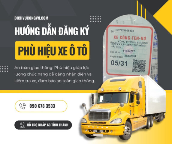 Hồ sơ làm phù hiệu xe ô tô theo quy định pháp luật