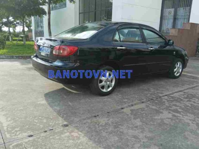 Toyota Corolla Altis 2005 màu đen, phiên bản 1.8G MT với ngoại thất nguyên bản.