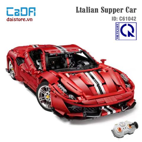 lego o to lap rap mo hinh xe ferrari 488 cada c61042 daistore vn 1
