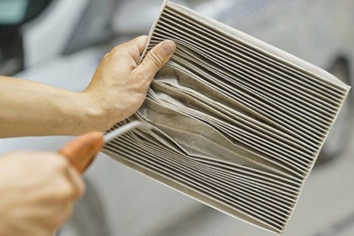 bộ phận lọc gió của hệ thống máy lạnh xe ô tô