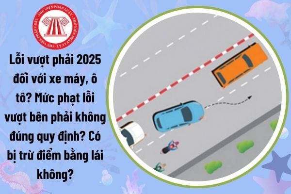 Biển báo và các phương tiện tham gia giao thông liên quan đến lỗi vượt phải
