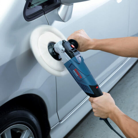 Máy đánh bóng xe ô tô mini giá rẻ Bosch GPO 12 CE cầm tay, nhỏ gọn