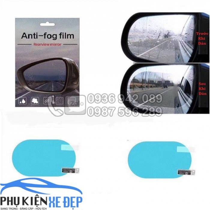 Miếng dán chống nước gương chiếu hậu ô tô mẫu 9