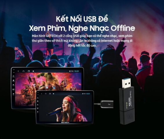 Màn hình lắp trên xe ô tô với kết nối 4G cho trải nghiệm giải trí đa phương tiện