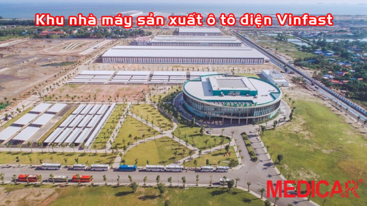Toàn cảnh nhà máy sản xuất xe ô tô VinFast tại Hải Phòng, nơi đặt nền móng cho ngành công nghiệp xe điện Việt Nam