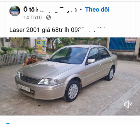 Hình ảnh các dòng xe ô tô cũ giá rẻ chỉ từ 68 triệu đồng tại một cơ sở kinh doanh, thể hiện sự đa dạng về giá cả xe ô tô cũ