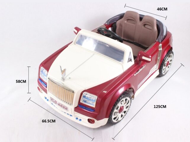 Mẫu xe ô tô Rolls Royce Phantom điện dành cho trẻ em với thiết kế sang trọng