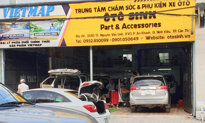 Phụ kiện và dịch vụ độ xe ô tô chuyên nghiệp tại cửa hàng ở Cần Thơ