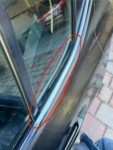 replacing rear quarter glass rubber seal v0 bbqybostdvgc1