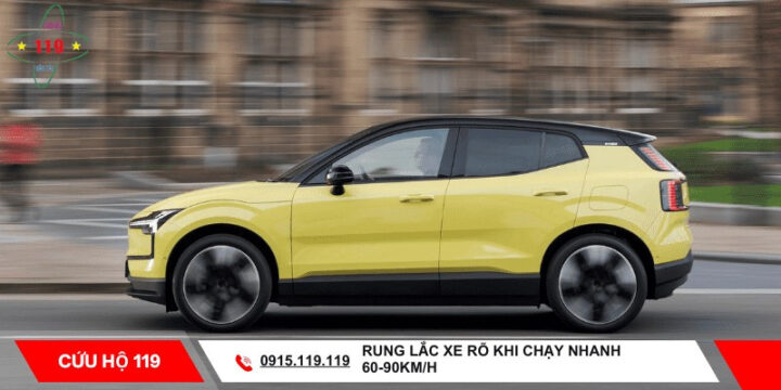 Xe ô tô chạy tốc độ cao bị rung lắc mạnh mẽ trong khoảng 60-90km/h gây cảm giác khó chịu