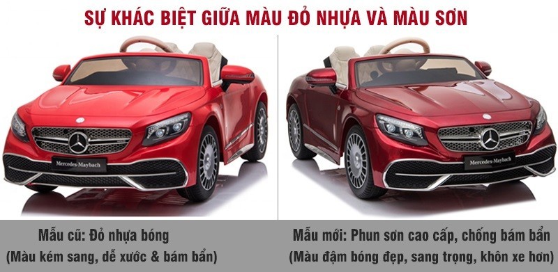 Xe ô tô điện trẻ em Mercedes Maybach S650 bản quyền được thiết kế sang trọng