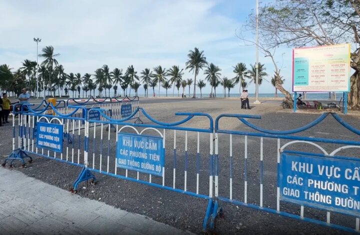 Bãi giữ xe ô tô hiện đại tại khu đất Ana Mandara cũ, đường Trần Phú, Nha Trang