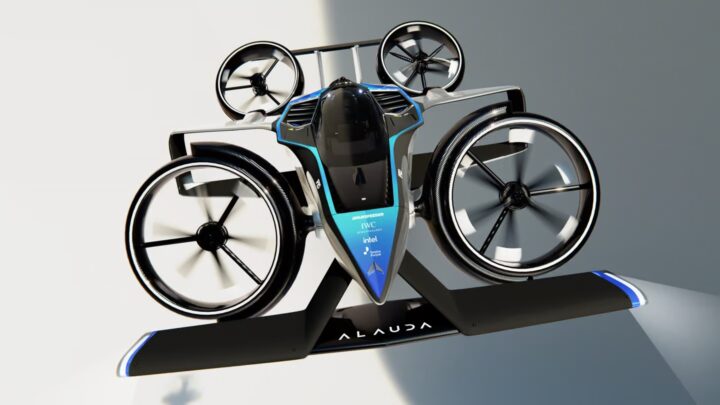 Airspeeder Mk4, xe đua ô tô nhanh nhất thế giới trên bầu trời, đang cất cánh ấn tượng