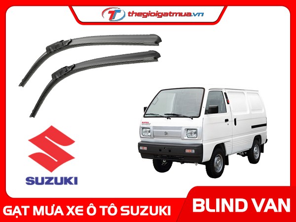 Bộ gạt mưa trước dành cho xe ô tô Suzuki Cóc (Blind Van) đảm bảo tầm nhìn rõ ràng