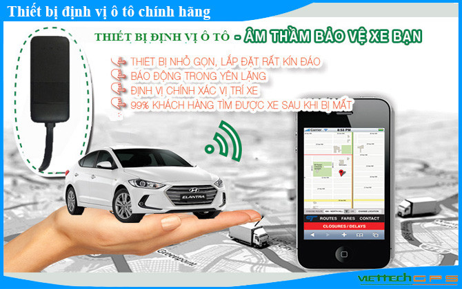 vị trí lắp định vị xe ô tô kín đáo