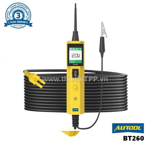 Thiết bị kiểm tra xe ô tô AUTOOL BT260 đa năng cho hệ thống điện