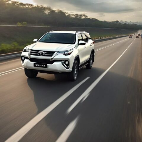 Mô hình xe ô tô Fortuner thế hệ mới với thiết kế ngoại thất mạnh mẽ