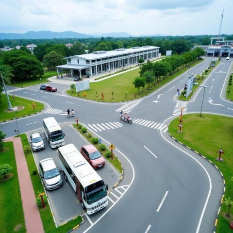 Cơ sở vật chất hiện đại tại Trung tâm đào tạo lái xe ô tô Thái Sơn