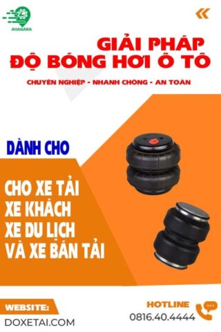 Cận cảnh bầu hơi xe ô tô được lắp đặt trong hệ thống treo