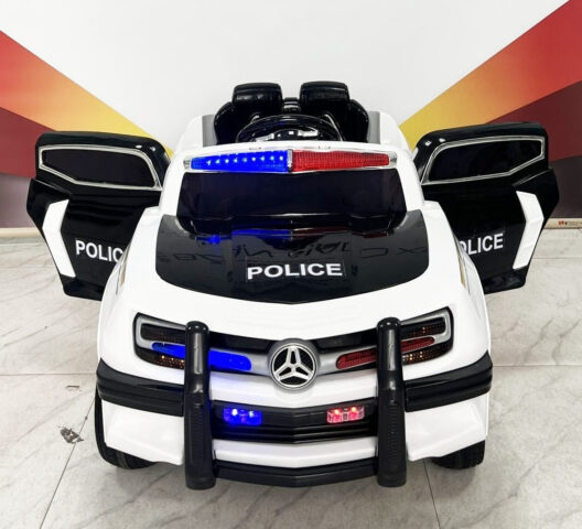 Xe ô tô cảnh sát điện trẻ em US911 với đèn và còi đặc trưng