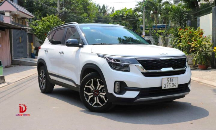 Ngoại thất mạnh mẽ của Kia Seltos, lựa chọn lý tưởng khi thuê xe ô tô tự lái Thủ Đức