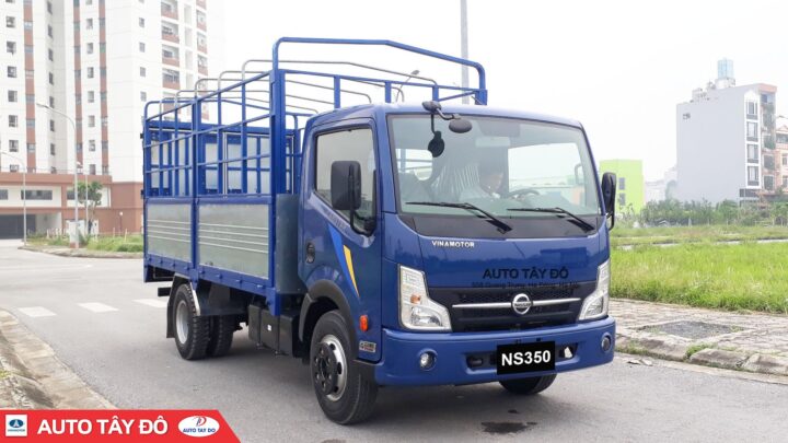 Xe tải Nissan NS350 3.5 tấn màu trắng nổi bật, thiết kế hiện đại