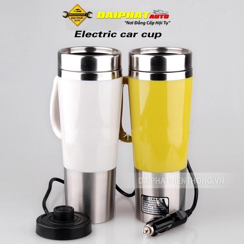 cốc đun nước trên xe ô tô