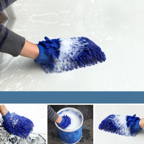 Găng tay rửa xe ô tô xe máy, găng tay rửa xe chuyên dụng sợi microfiber mềm mịn có thiết kế nhỏ gọn, tiện lợi và dễ cầm nắm