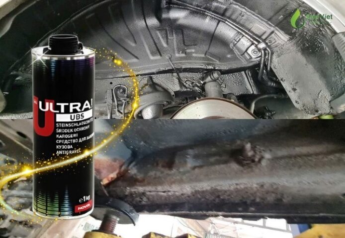 chai xịt phủ gầm xe ô tô Ultra chống ồn chống rỉ sét