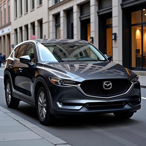Hình ảnh xe ô tô Mazda CX5 với thiết kế ngoại thất KODO tinh tế, toát lên vẻ sang trọng và thể thao.